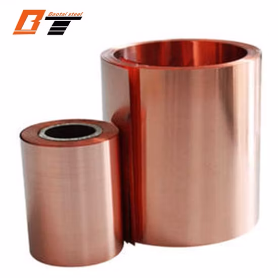 Tira de cobre Haotai y lámina de cobre C11000 C10200 C12000 C17200 0,01 mm